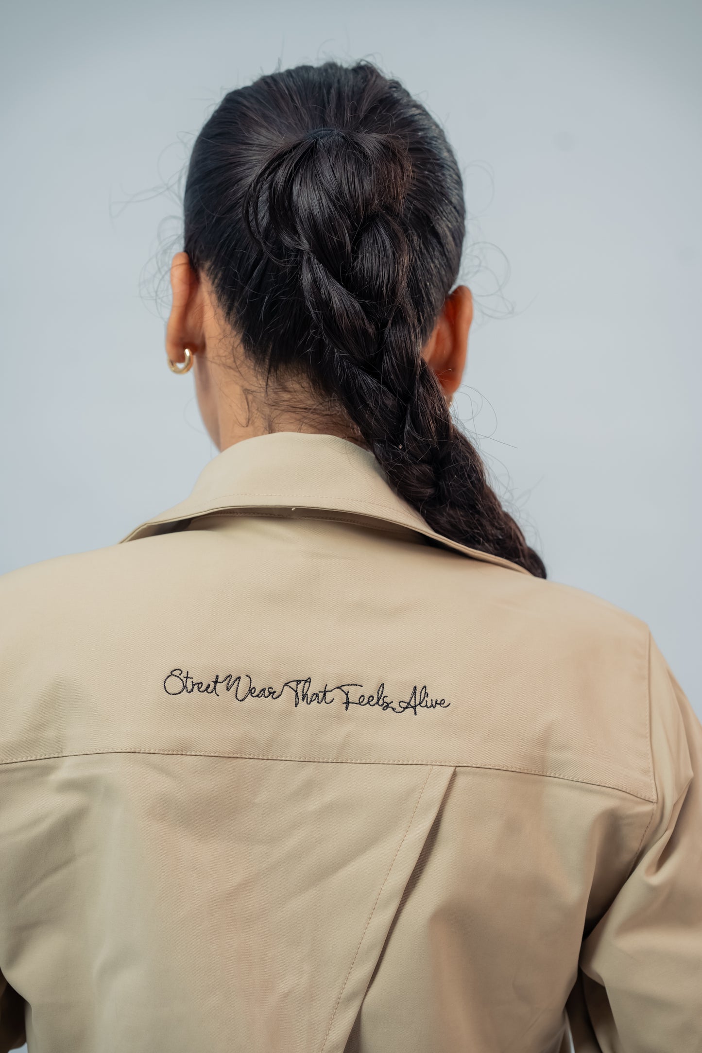 VEIL CROPPED SHIRT